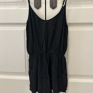 Brandy Melvile Black Basic Romper